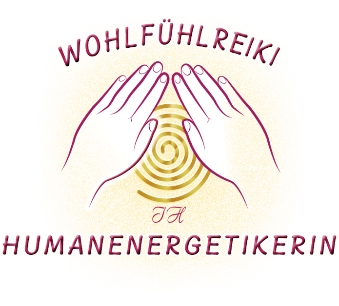 Hände mit Schriftzug Wohlfühlreiki Humanenergetikerin